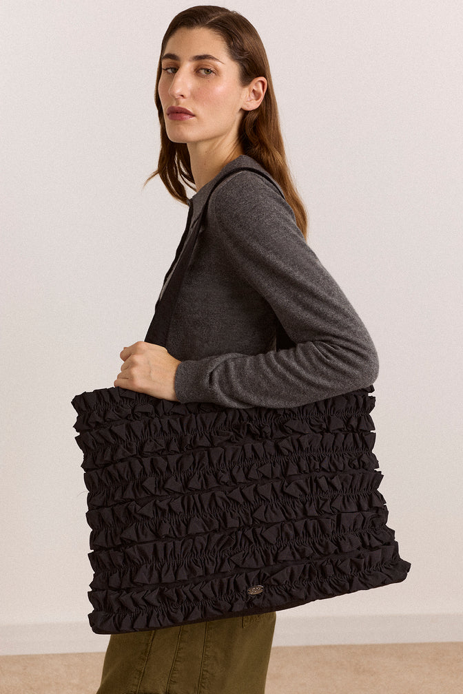 Sander Frill Tote - Black