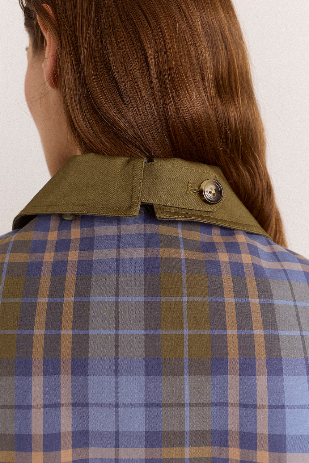 Reversible Jerry Crop Trench Coat - Olive