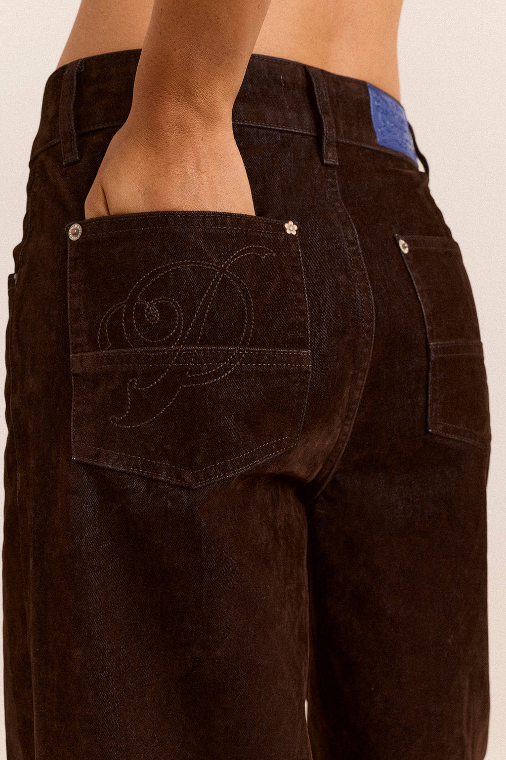 Marvis Jeans - Flocked Choc