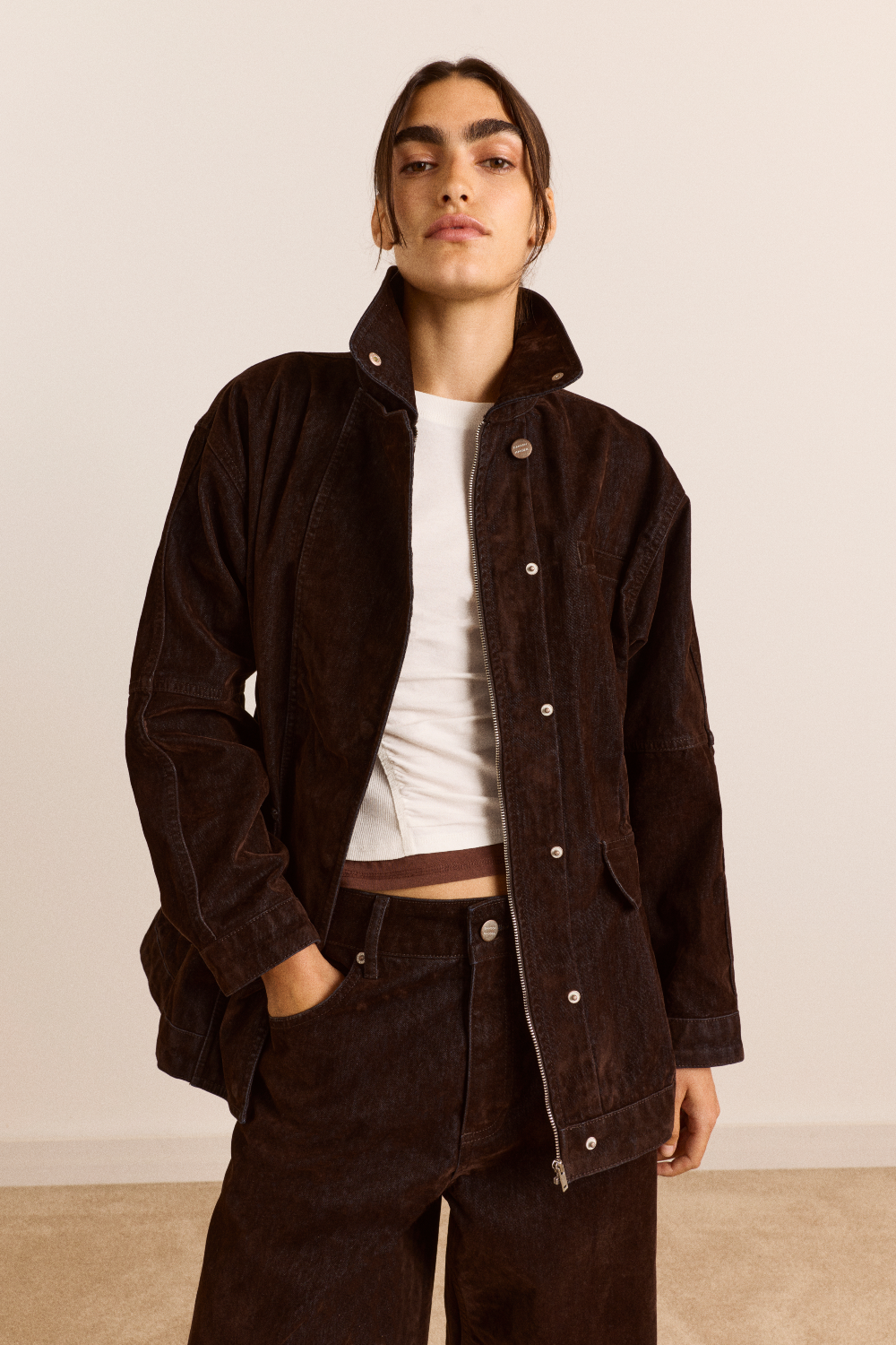 Ronnie Jacket - Flocked Choc