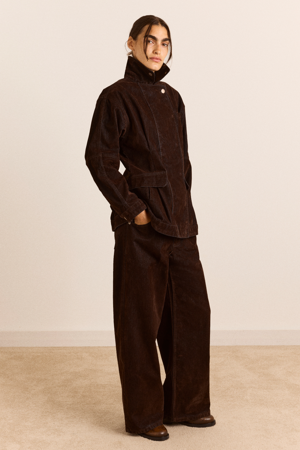 Ronnie Jacket - Flocked Choc