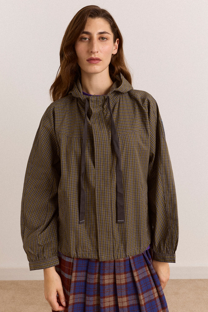 Blake Hooded Jacket - Orion Check