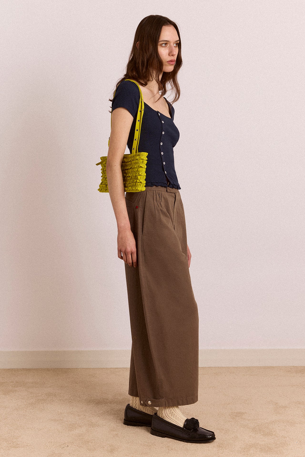 Posie Short Sleeve Top - Navy – Damson Madder