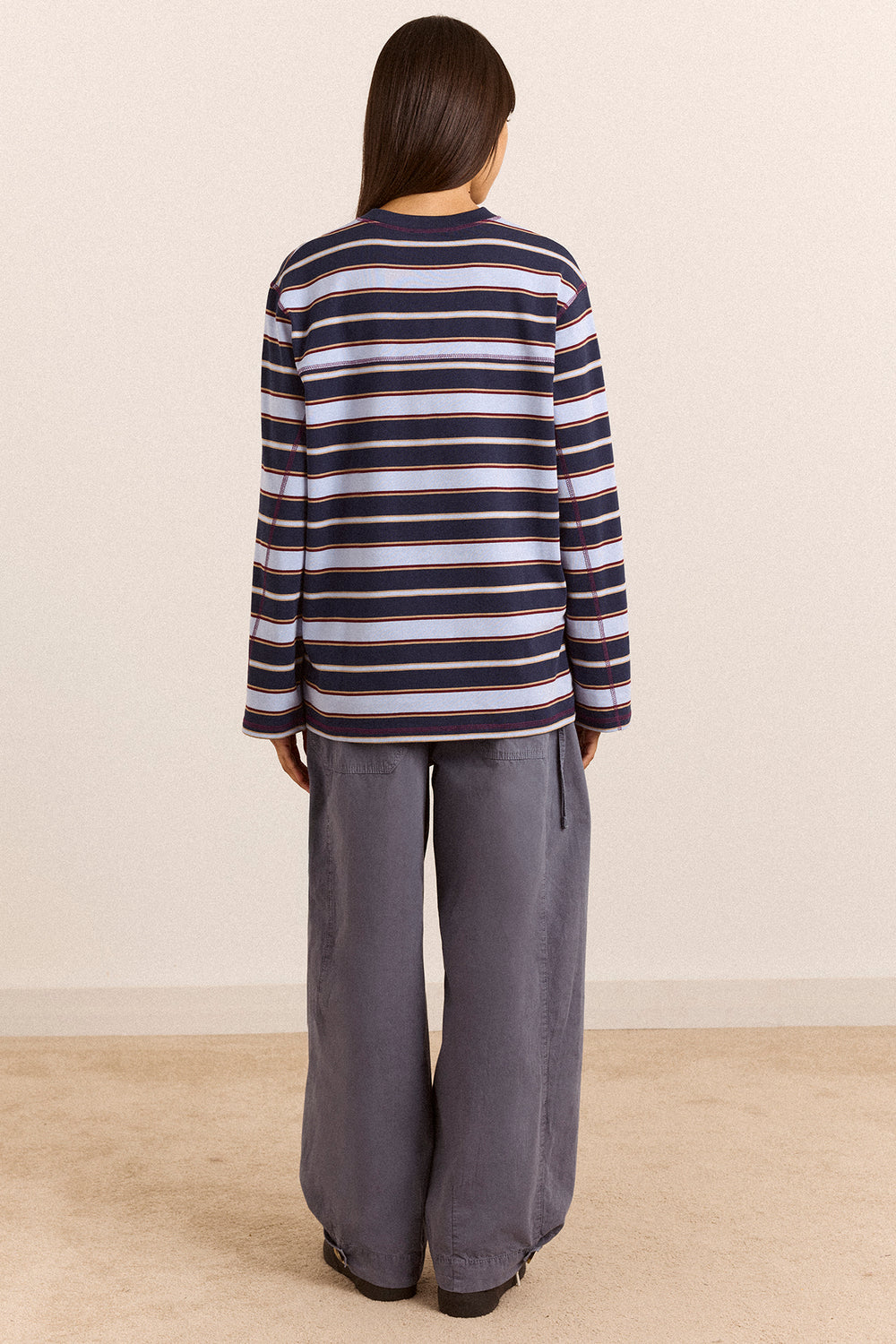Liv Trouser - Grey Blue