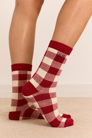 3 Pack Socks - Mixed Gingham