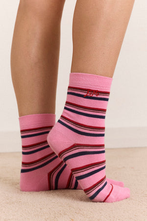 3 Pack Socks - Mixed Pop Stripes