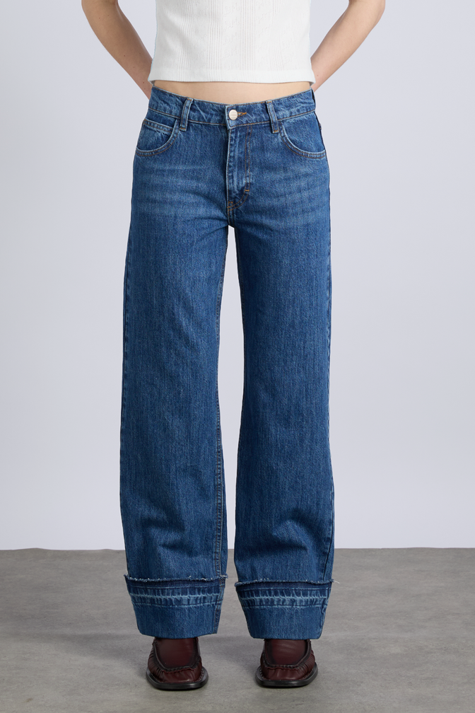 sylvie jeans - mid wash