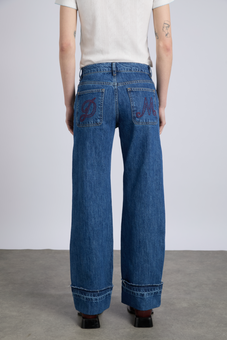 sylvie jeans - mid wash