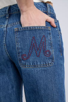 sylvie jeans - mid wash