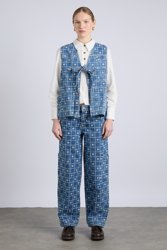 Dilly Vest - Broderie