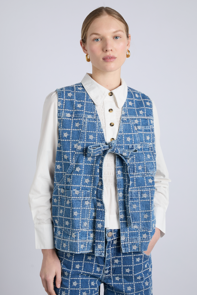 Dilly Vest - Broderie