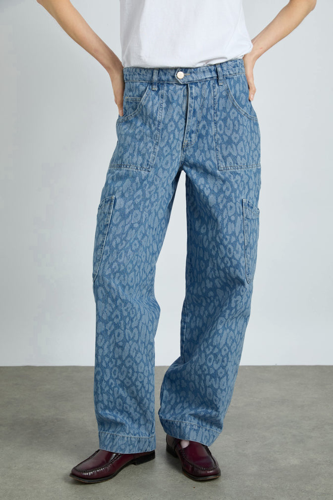 Drew Jeans - Leopard Laser