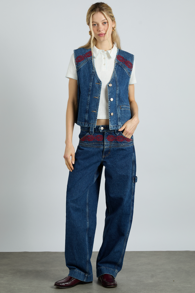 Rita Vest - Texas Wash & Embroidery