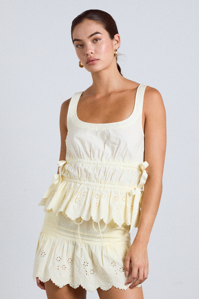 美品‼️Jad Fashions フラワープリント ムームー 2着セット Jade Cami - Yellow Broderie – Damson Madder