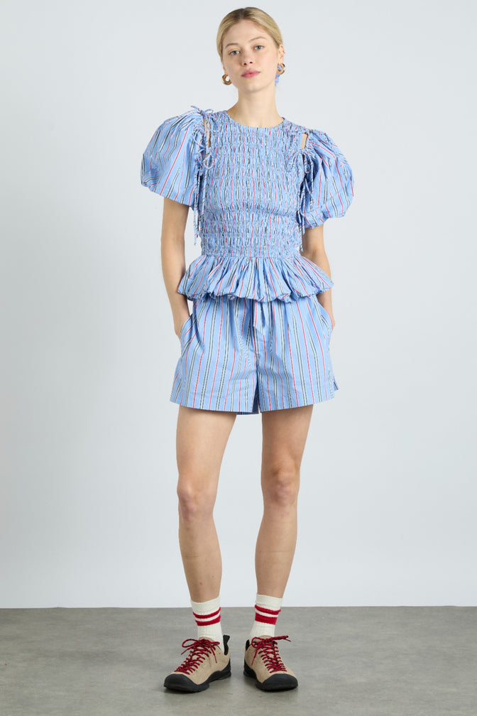 Krissy Boxer - Bold Blue Stripe