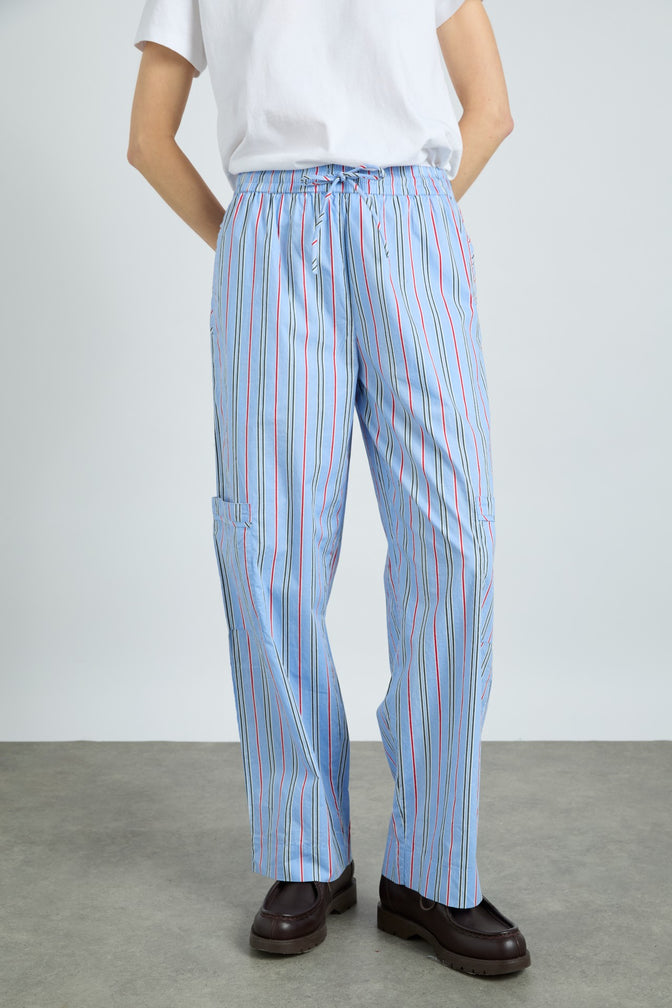 Harrison With Ties - Bold Blue Stripe