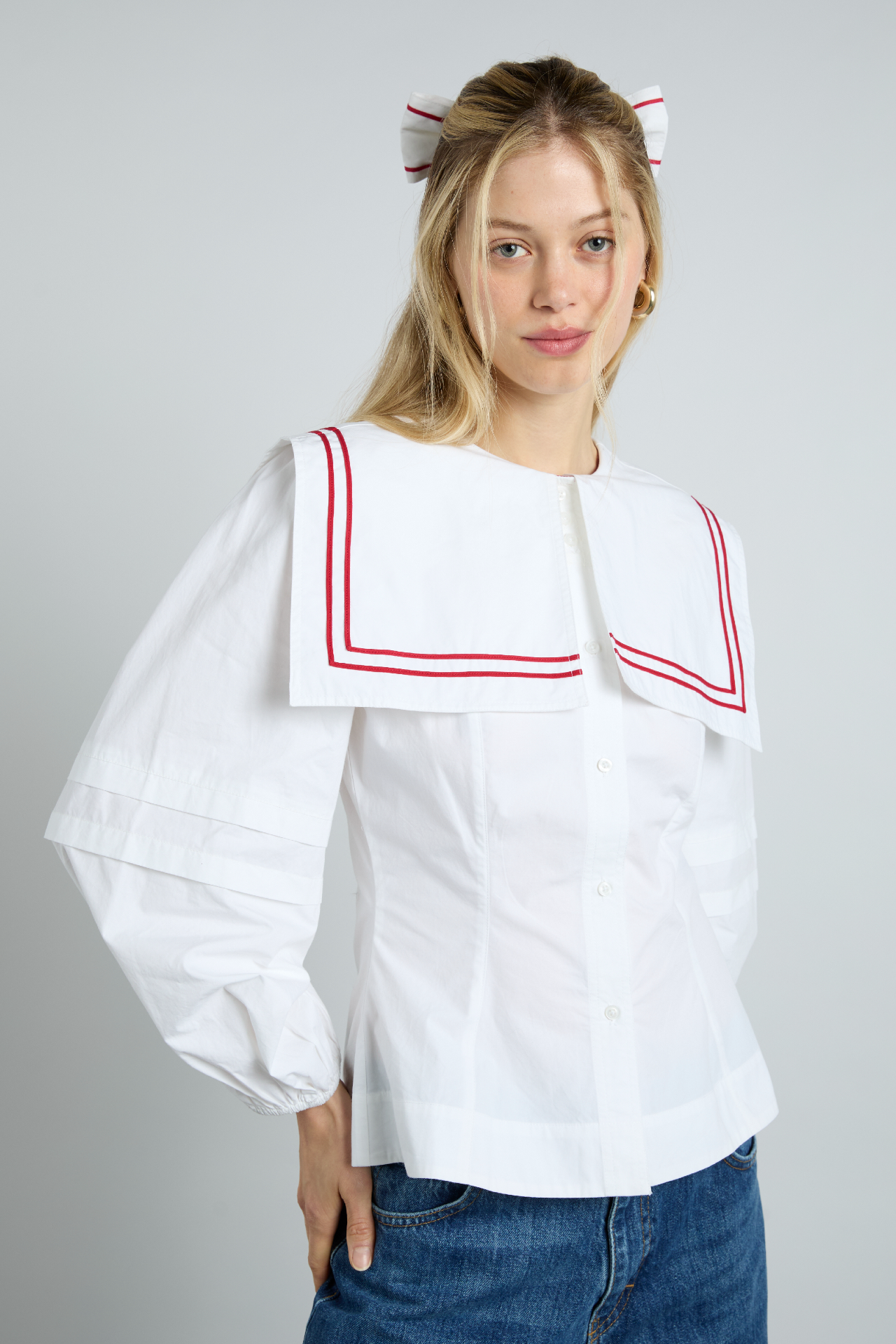 トップス BUNON sailor blouse white BUNON sailor blouse white