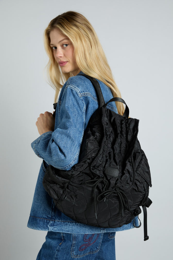 ruched backpack