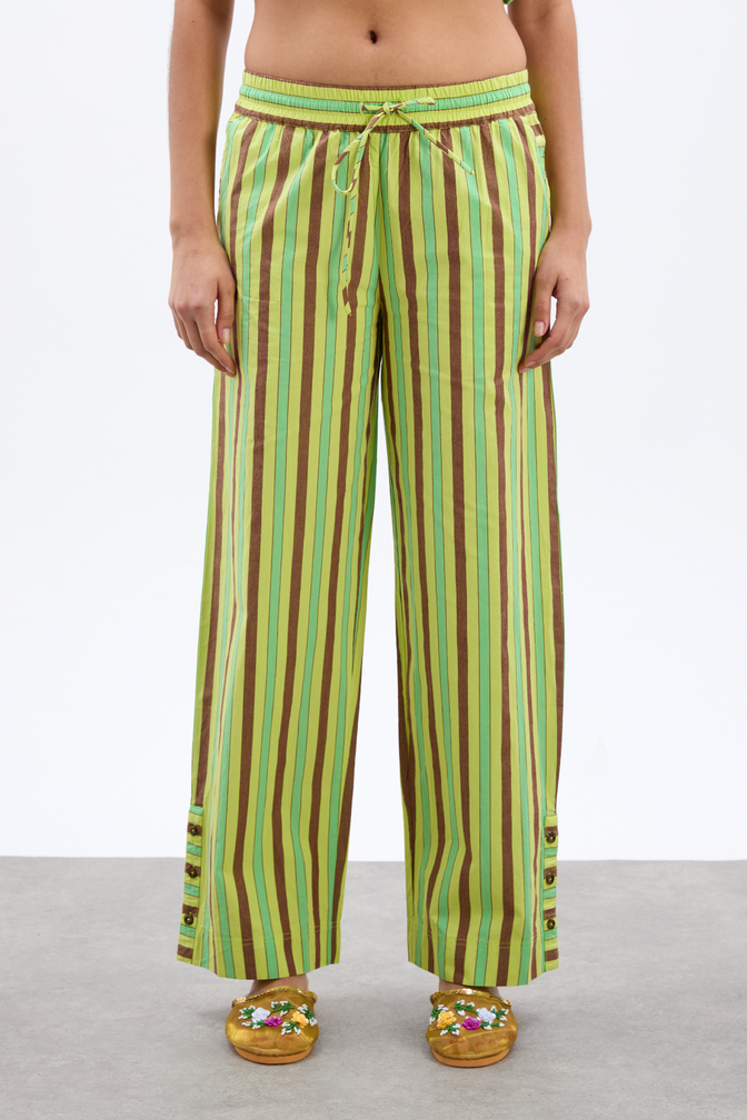 Ritik Trousers - Tropical Business Stripe