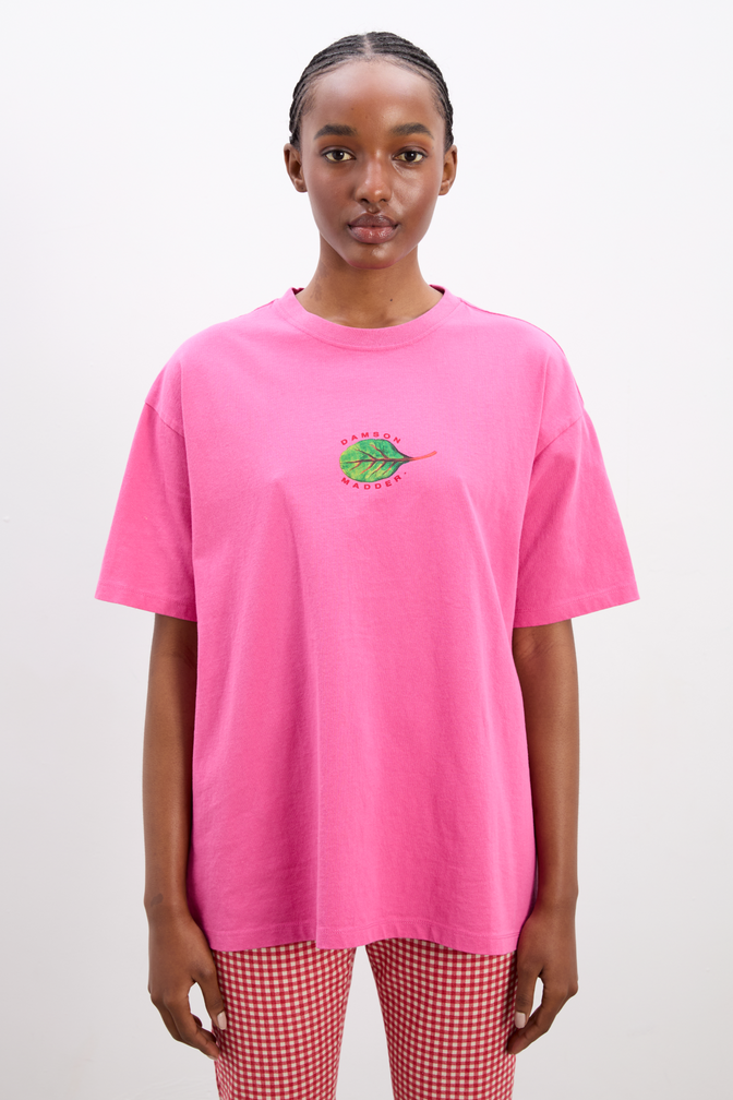 salad boyfriend tee- pink