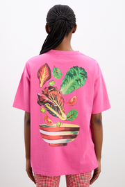 Salad Boyfriend Tee- Pink