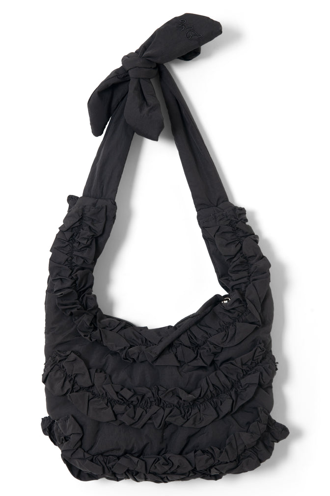 quinn slouchy bag in black