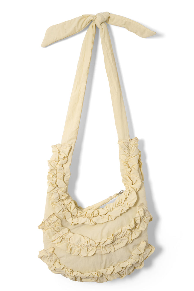 quinn slouchy bag in butter yellow