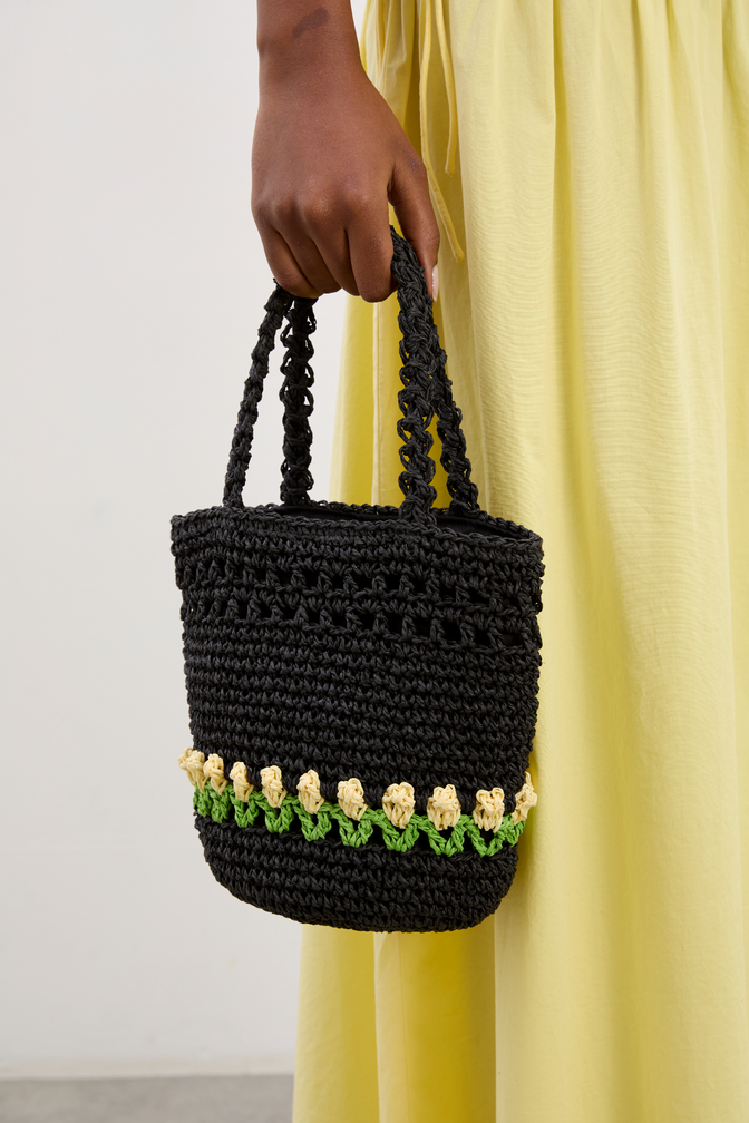 raffia tulip grab bag