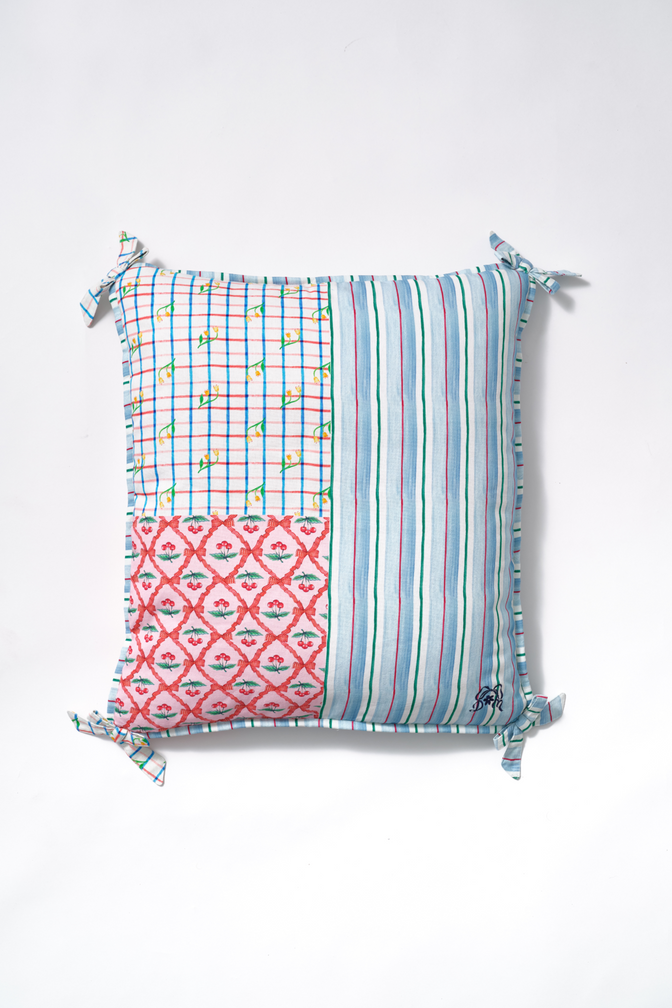 pet bed - patchwork print