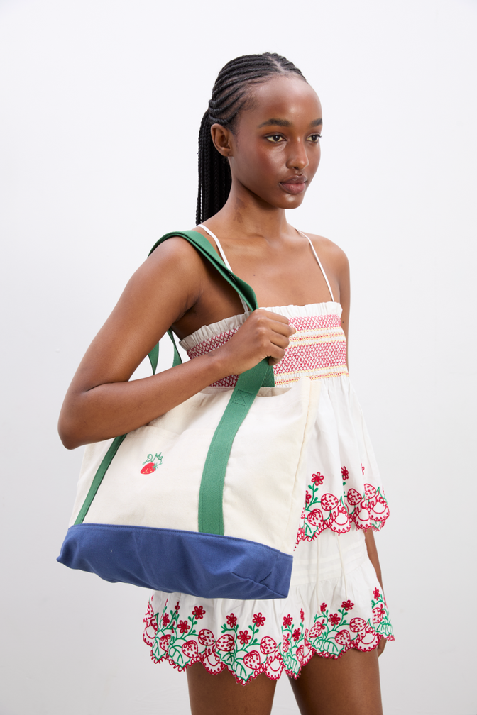 Berry Logo Tote
