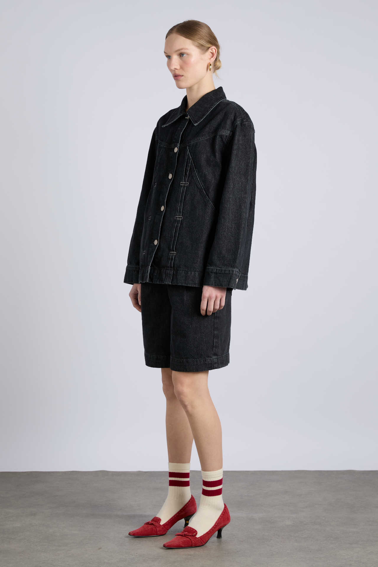 Mary quilting knit jacket andmary Black ANDMARY Mary Mary quilting knit jacket andmary Black ANDMARY Mary