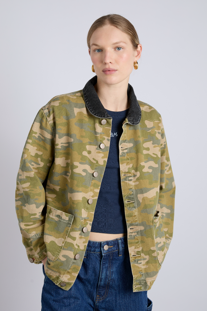 Francis Jacket - Green Camo