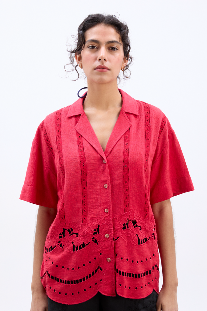 Martina Shirt - Red
