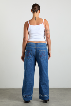 sylvie jeans - mid wash