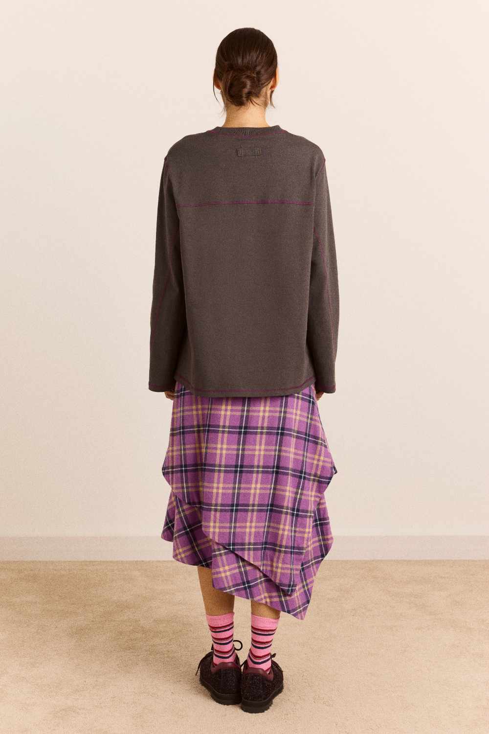 Samara Tee - Charcoal