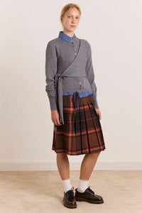 Venna Wrap Cardigan - Navy