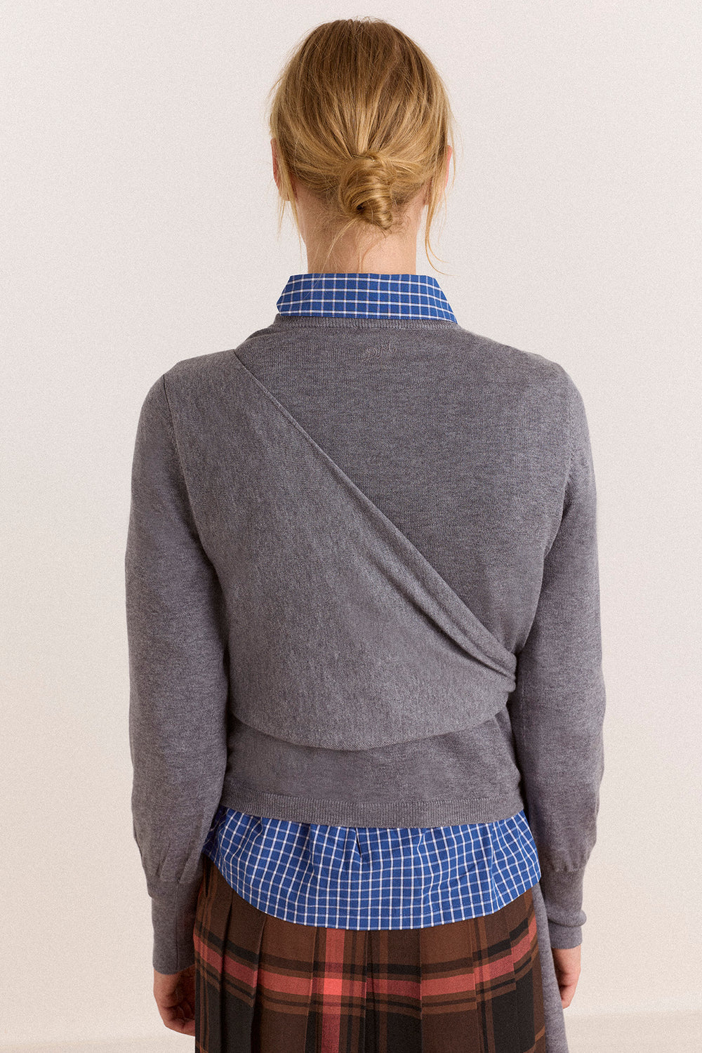 Venna Wrap Cardigan - Navy