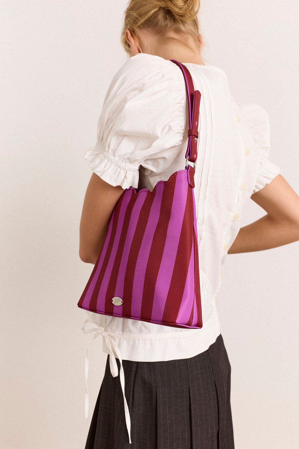 Lorelai Bag - Rosebud Stripe