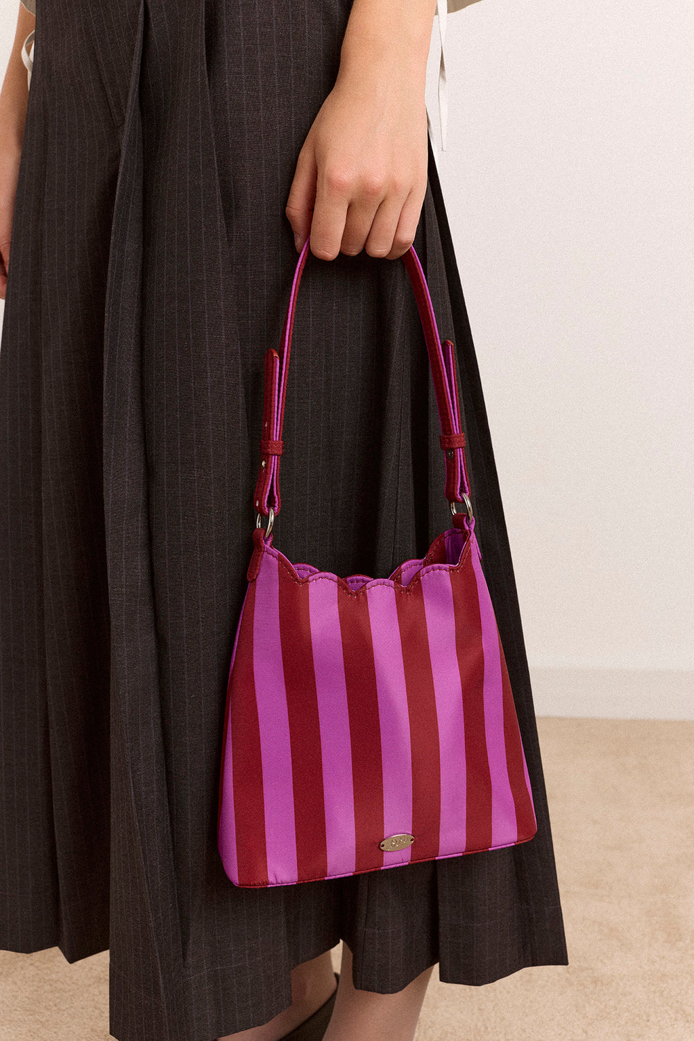 Lorelai Bag - Rosebud Stripe