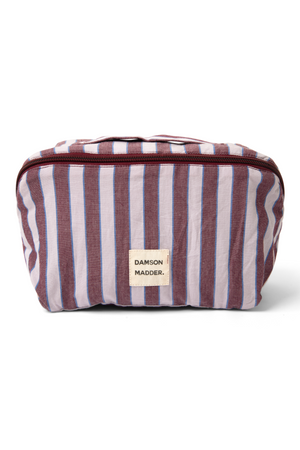Large Wash Bag - Lilac Stripe