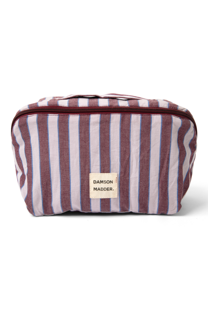 Large Wash Bag - Lilac Stripe