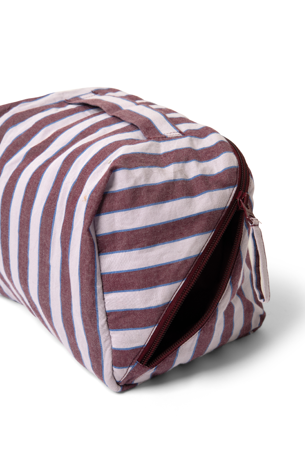 Large Wash Bag - Lilac Stripe