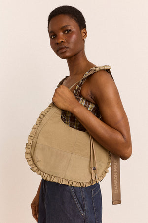 Ziggy Frill Bag In Sand