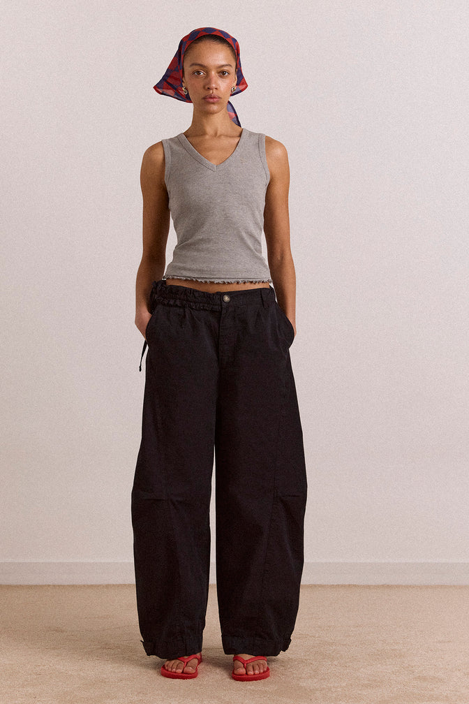 zora tank - grey marl