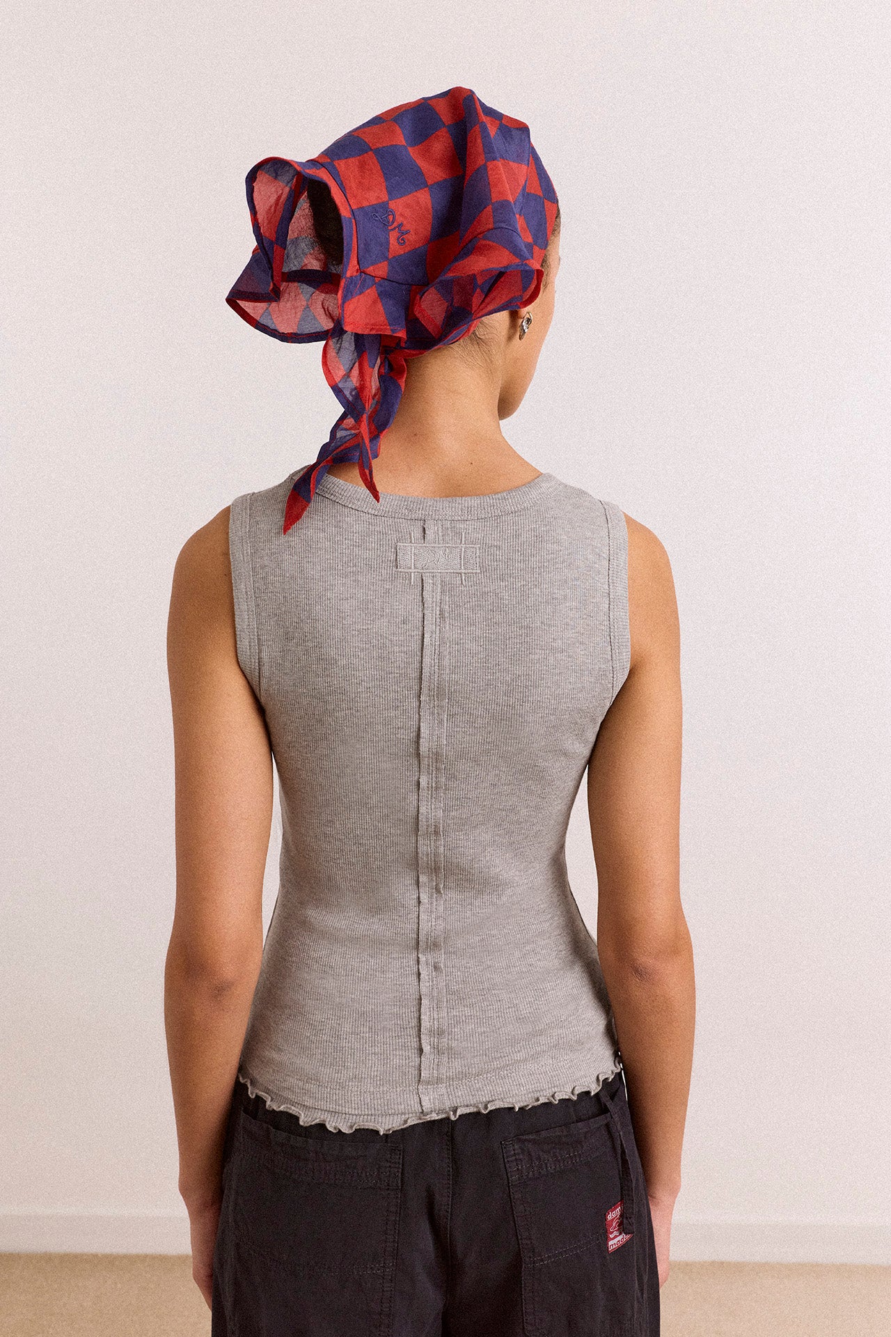 zora tank - grey marl – Damson Madder