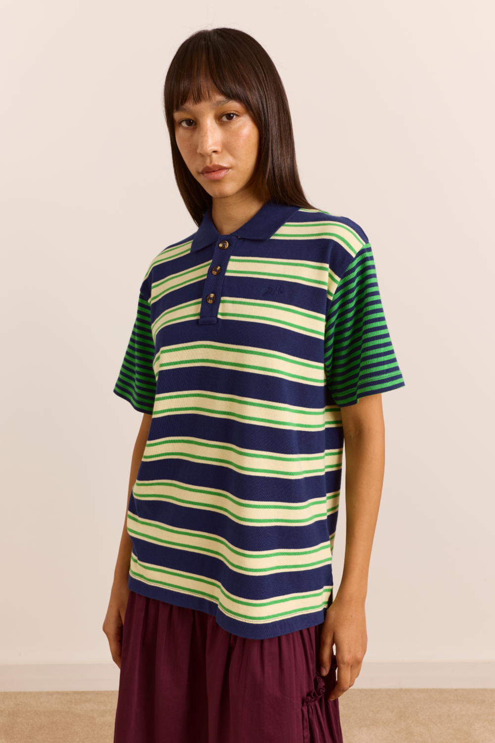 Zia Rugby Shirt - Mix Stripe