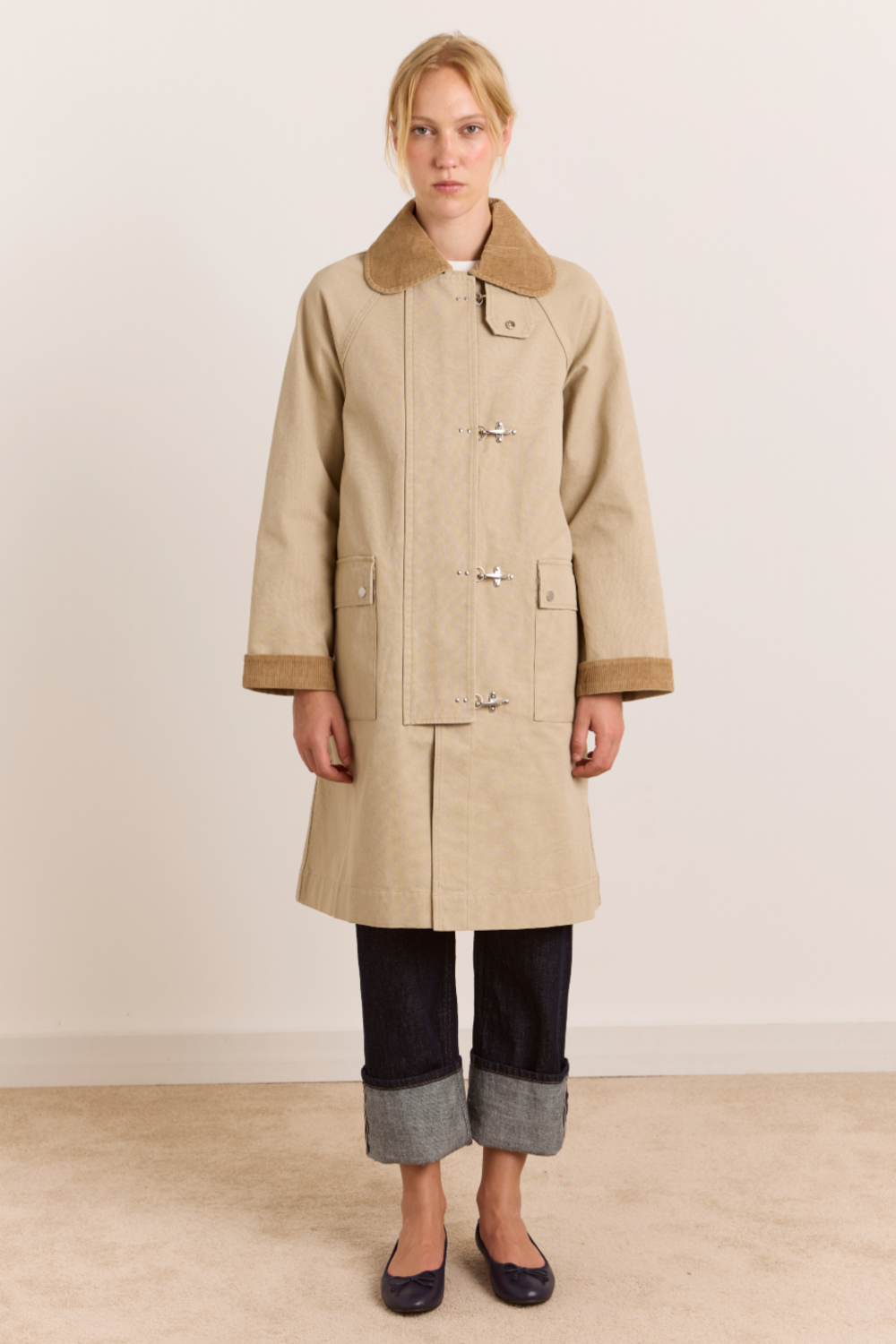 Antoine Barn Jacket - Light Stone