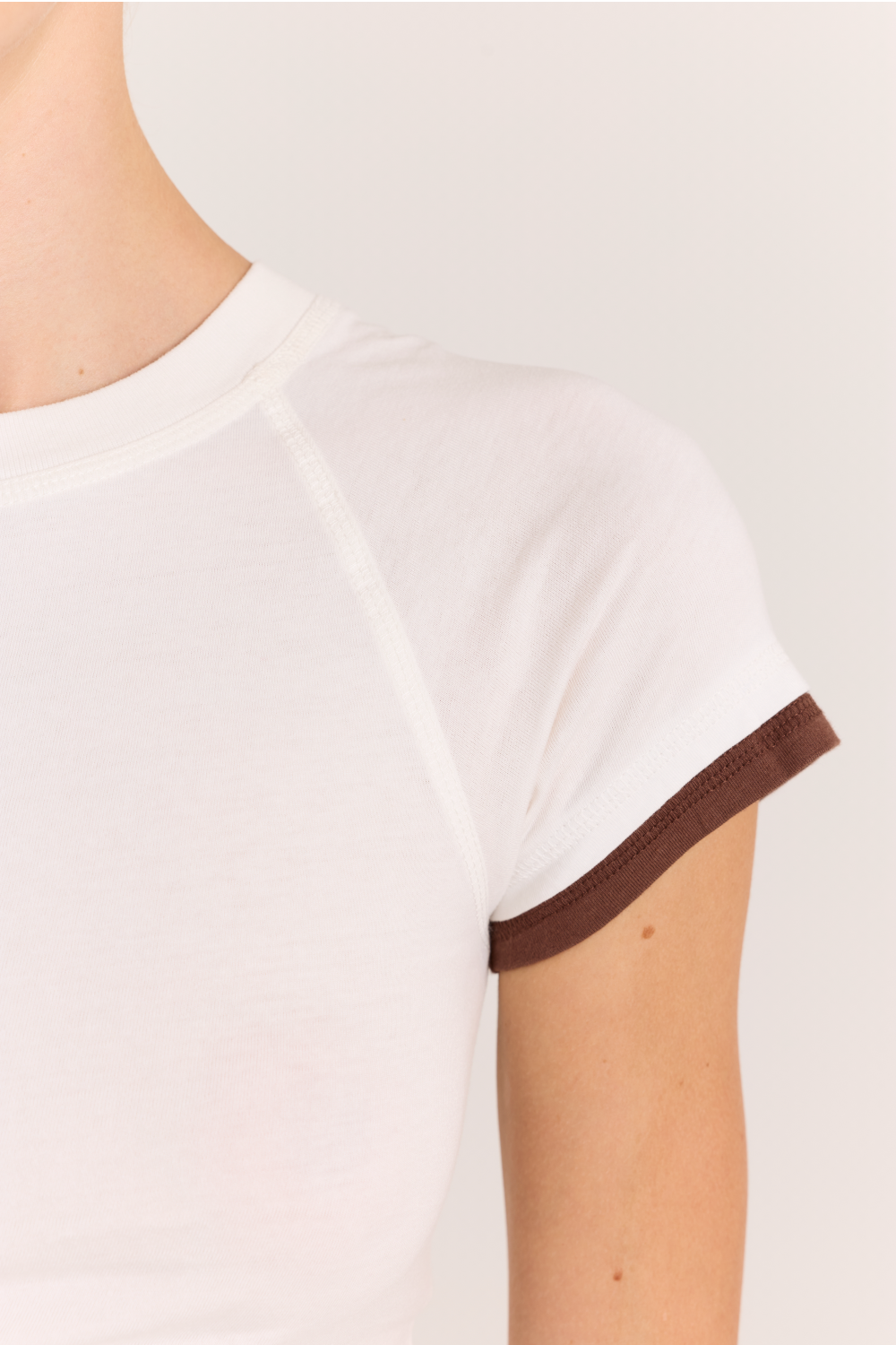 Alicia Short Sleeve Tee - White