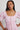 amelie mini dress - pink stripe