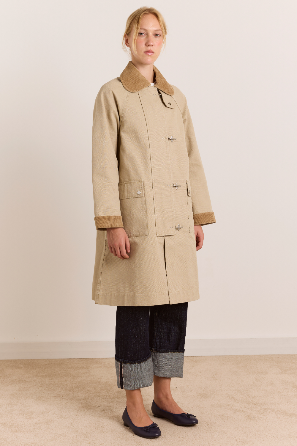 Antoine Barn Jacket - Light Stone